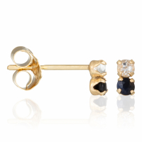 Oro Di Oro 'Puces Duo Précieuses' Ohrringe für Damen