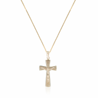 Oro Di Oro Women's 'Croix De Jésus' Pendant