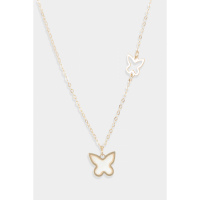 Oro Di Oro 'Simple Butterfly' Halskette für Damen