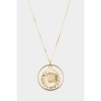 Oro Di Oro Women's 'Golden Flower' Pendant