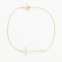 Oro Di Oro Women's 'Croix  absolue' Bracelet
