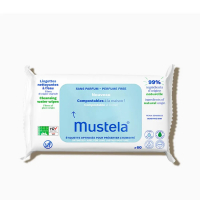 Mustela 'Baby-Child Wet' Baby wipes - 60 Pieces
