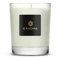 Bahoma London Grande Bougie 'Pearl' - Green Ember & Leather 220 g