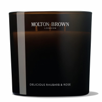 Molton Brown Bougie 3 mèches 'Delicious Rhubarb & Rose' - 600 g