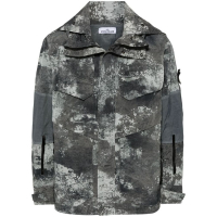 Stone Island 'Camouflage-Pattern Hooded' Jacke für Herren