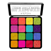 Nyx Professional Make Up 'Ultimate' Eyeshadow Palette - I Know That's Bright 12.8 g