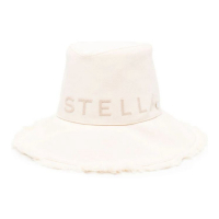 Stella McCartney Chapeau 'Logo-Appliqué' pour Femmes