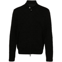 Emporio Armani 'Textured Check Zip-Up' Jacke für Herren