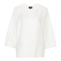 Emporio Armani 'Icon Semi-Sheer' T-Shirt für Damen