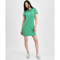 Tommy Hilfiger 'Striped Logo' T-Shirt-Kleid für Damen