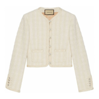 Gucci 'Tweed' Crop Jacke für Damen