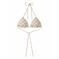 Burberry Haut de bikini 'Checked Triangle' pour Femmes