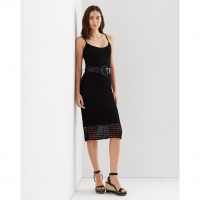 Ralph Lauren Women's 'Pointelle-Knit' Midi Dress