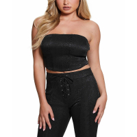 Guess Crop Top 'Taylor Snake Strapless' pour Femmes