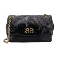 Balenciaga Women's 'Monaco BB Logo Embossed' Shoulder Bag