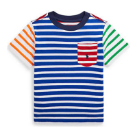 Polo Ralph Lauren Little Boy's 'Striped Pocket' T-Shirt