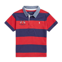 Polo Ralph Lauren 'Flag Striped' Polohemd für Kleiner Jungen