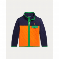 Ralph Lauren 'Color-Blocked Quilted Double-Knit' Jacke für Kleiner Jungen