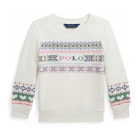 Polo Ralph Lauren Toddler & Little Girl's 'Fair Isle Logo' Sweater