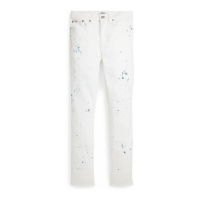 Polo Ralph Lauren 'Paint-Splatter Tompkins' Skinny Jeans für große Mädchen