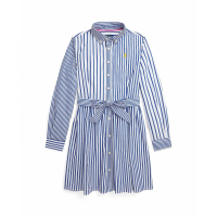 Polo Ralph Lauren Robe chemise 'Striped Fun' pour Grandes filles