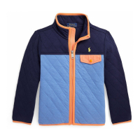 Polo Ralph Lauren Veste 'Color-Blocked Quilted Double-Knit' pour Enfant et petit garçon
