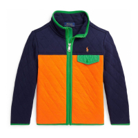 Polo Ralph Lauren Toddler & Little Boy's 'Color-Blocked Quilted Double-Knit' Jacket