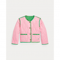 Ralph Lauren Toddler & Little Girl's 'Floral Quilted' Reversible Jacket