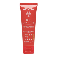 Apivita 'Bee Sun Safe Anti-Spot & Anti-Age Defense SPF50+' Getönte Creme - 50 ml