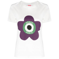Kenzo T-shirt 'Boke Flower Logo-Print' pour Femmes