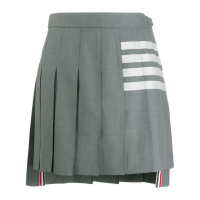 Thom Browne Women's '4-Bar Pleated' Mini Skirt