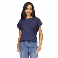 Michael Kors Women's 'Snap Epaulette' T-Shirt