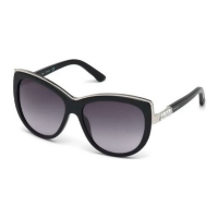 Swarovski Women's 'SK0091 01B' Sunglasses