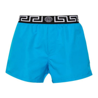 Versace Underwear Men's 'Greca-Waistband' Swimming Shorts
