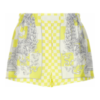 Versace Short 'Barocco Checked' pour Femmes