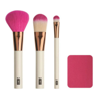 Ubu - Urban Beauty Limited 'Face On' Make-up Brush Set - 4 Pieces