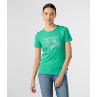 Karl Lagerfeld 'Sequin Head Logo' T-Shirt für Damen