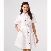 Karl Lagerfeld Women's 'Puff Sleeve Poplin' T-shirt Dress
