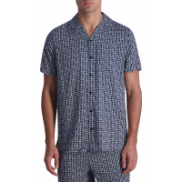 Karl Lagerfeld Paris Men's 'Wavy Print Button-Up' Short sleeve shirt