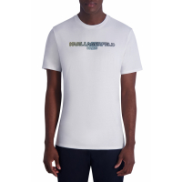 Karl Lagerfeld Paris T-shirt 'Flocked Logo Graphic' pour Hommes