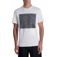 Karl Lagerfeld Paris Men's 'Square Logo Graphic Print' T-Shirt