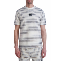 Karl Lagerfeld Paris Men's 'Stripe Texture' T-Shirt