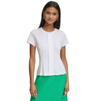 Karl Lagerfeld Women's 'Pleated Front Knit' Top