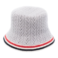 Thom Browne Women's 'Cable-Pointelle' Bucket Hat