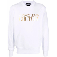 Versace Jeans Couture Pull 'Metallic Effect Logo' pour Hommes