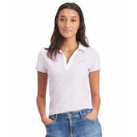 Tommy Jeans Women's 'Contrast-Collar' Short sleeve Top