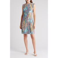 Tommy Hilfiger 'Jaipur Paisley Ruffle' Mini Kleid für Damen