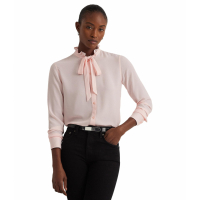 LAUREN Ralph Lauren 'Georgette Tie-Neck' Hemd für Damen