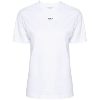 Off-White T-shirt 'Diag-Stripe' pour Femmes