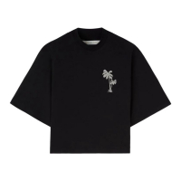 Palm Angels Women's 'Palm-Embroidery' T-Shirt